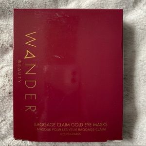 Wander Beauty Baggage Claim Gold Eye Masks